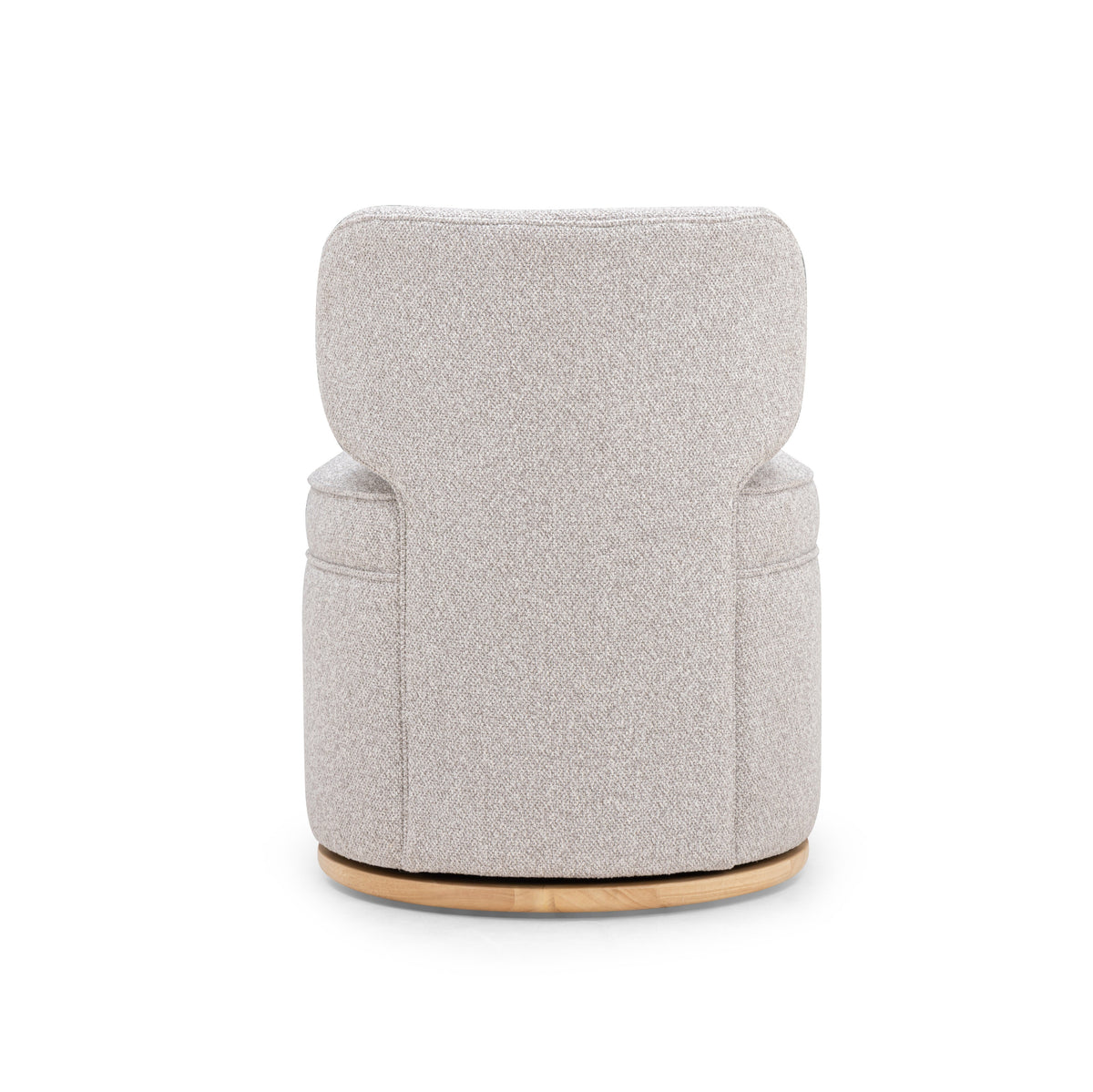 Amaya Grey Textured Performance Fabric Swivel Desk Chair by TOV Furniture – photo 6 of 10