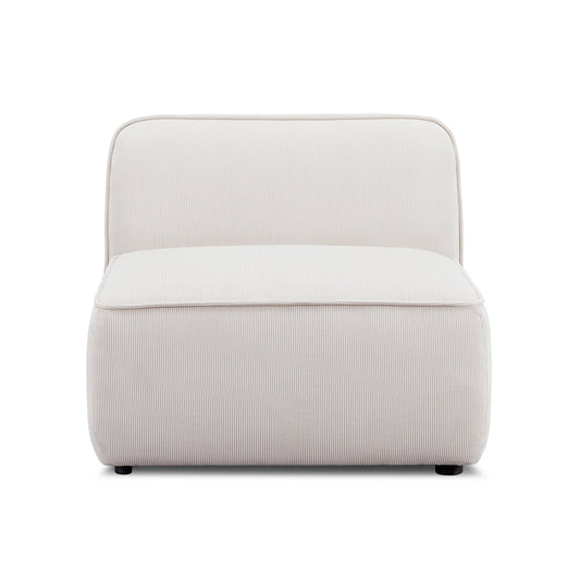 Travie Modular Armless Chair in White Sand by TOV Furniture – photo 2 of 5