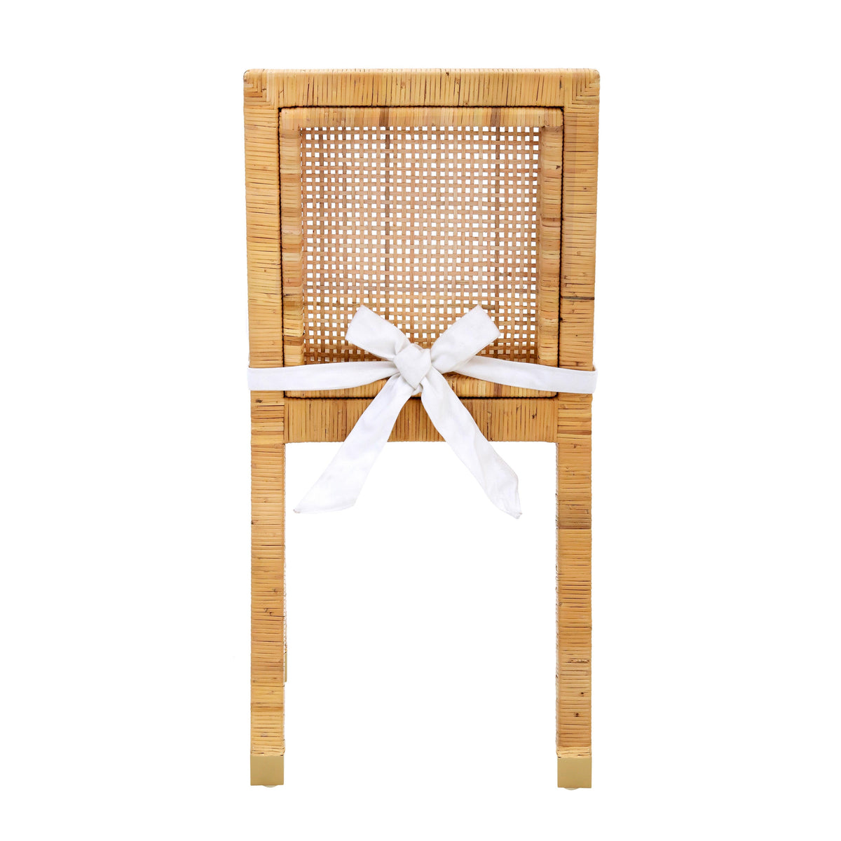 Amara Rattan Performance Fabric Dining Chair by TOV Furniture – photo 6 of 9