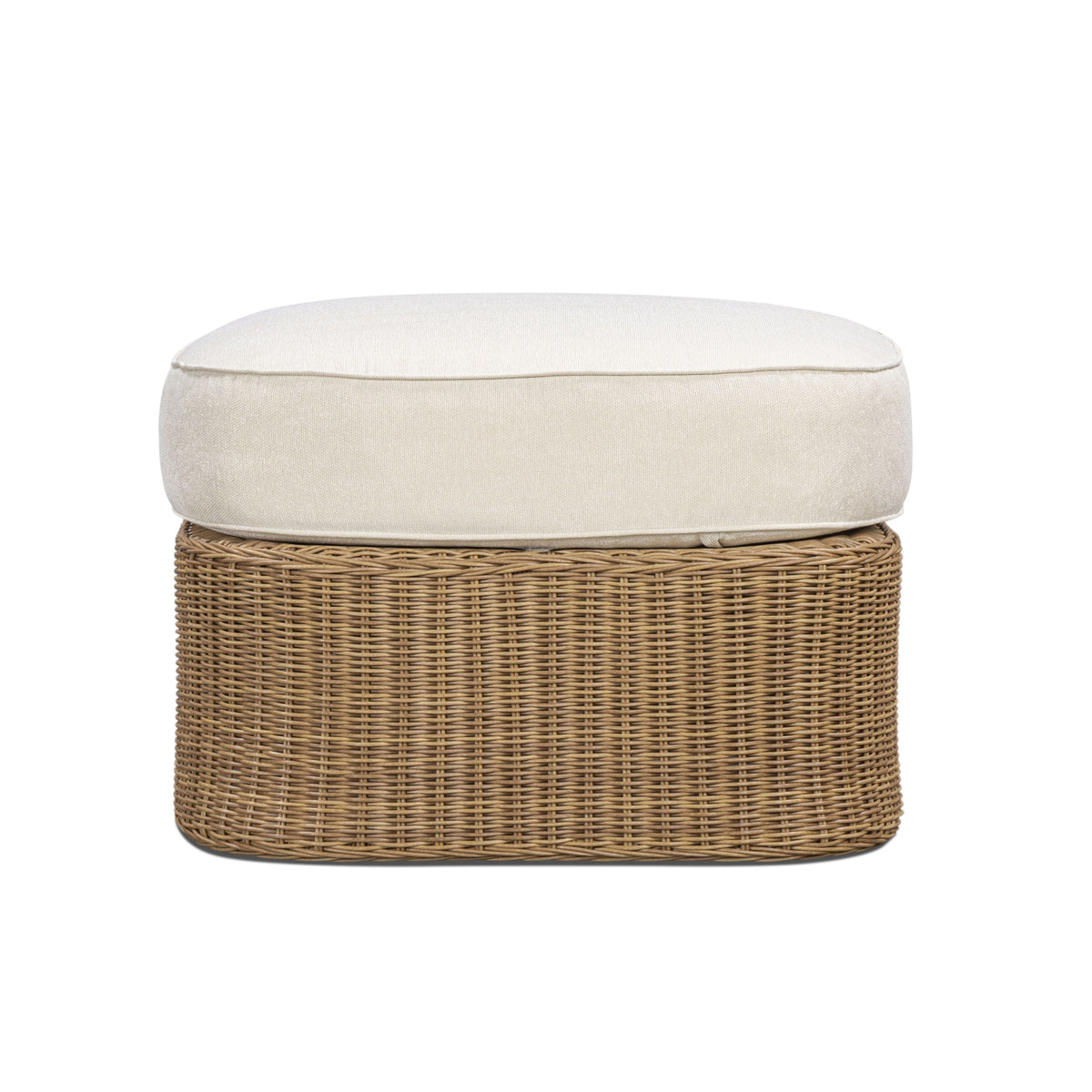 Axel Cream Boucle Outdoor Ottoman by TOV Furniture – photo 3 of 6