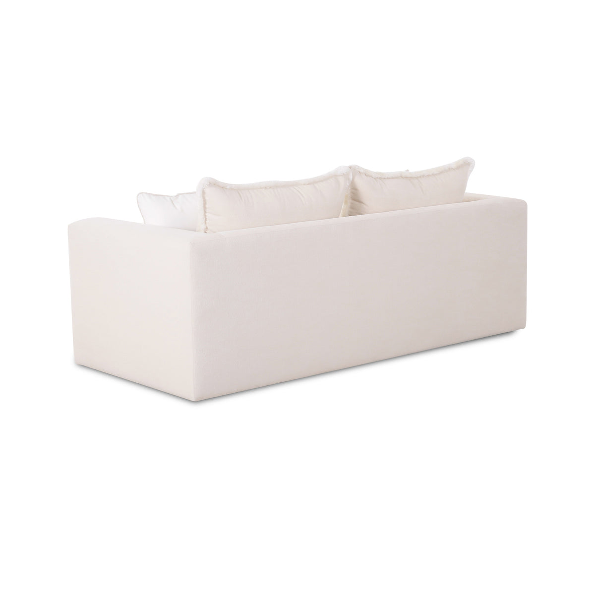 Salty 85" Cream Performance Petite Boucle Outdoor Sofa by TOV Furniture – photo 5 of 7