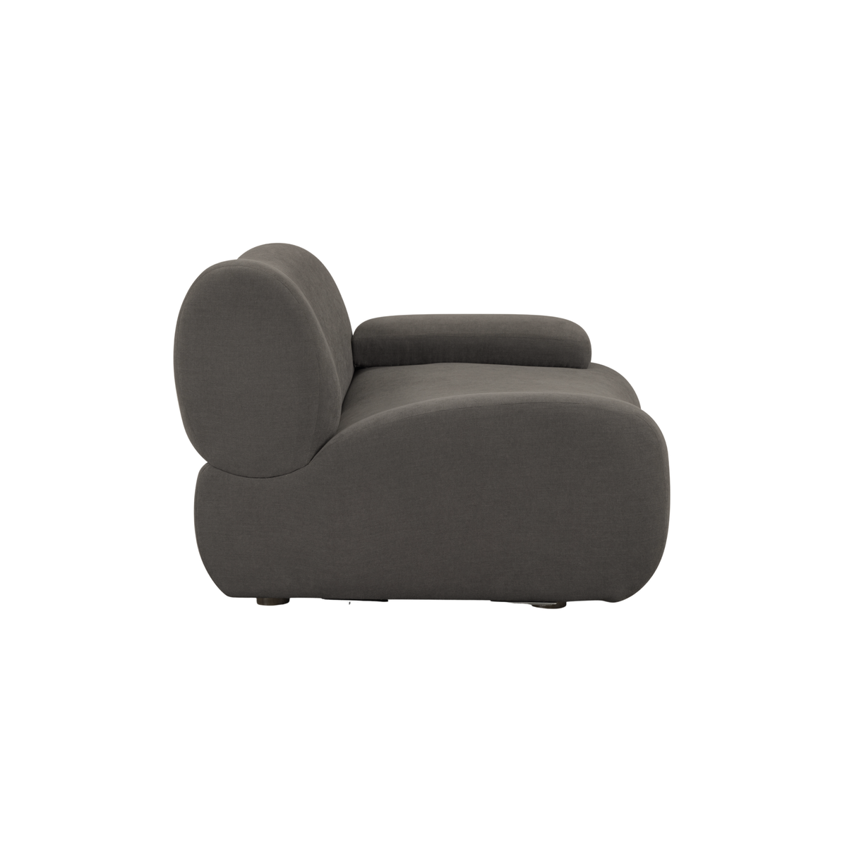 Zenith Grey Upcycled Contract-Grade Fabric RAF Corner Chair by TOV Furniture – photo 3 of 8