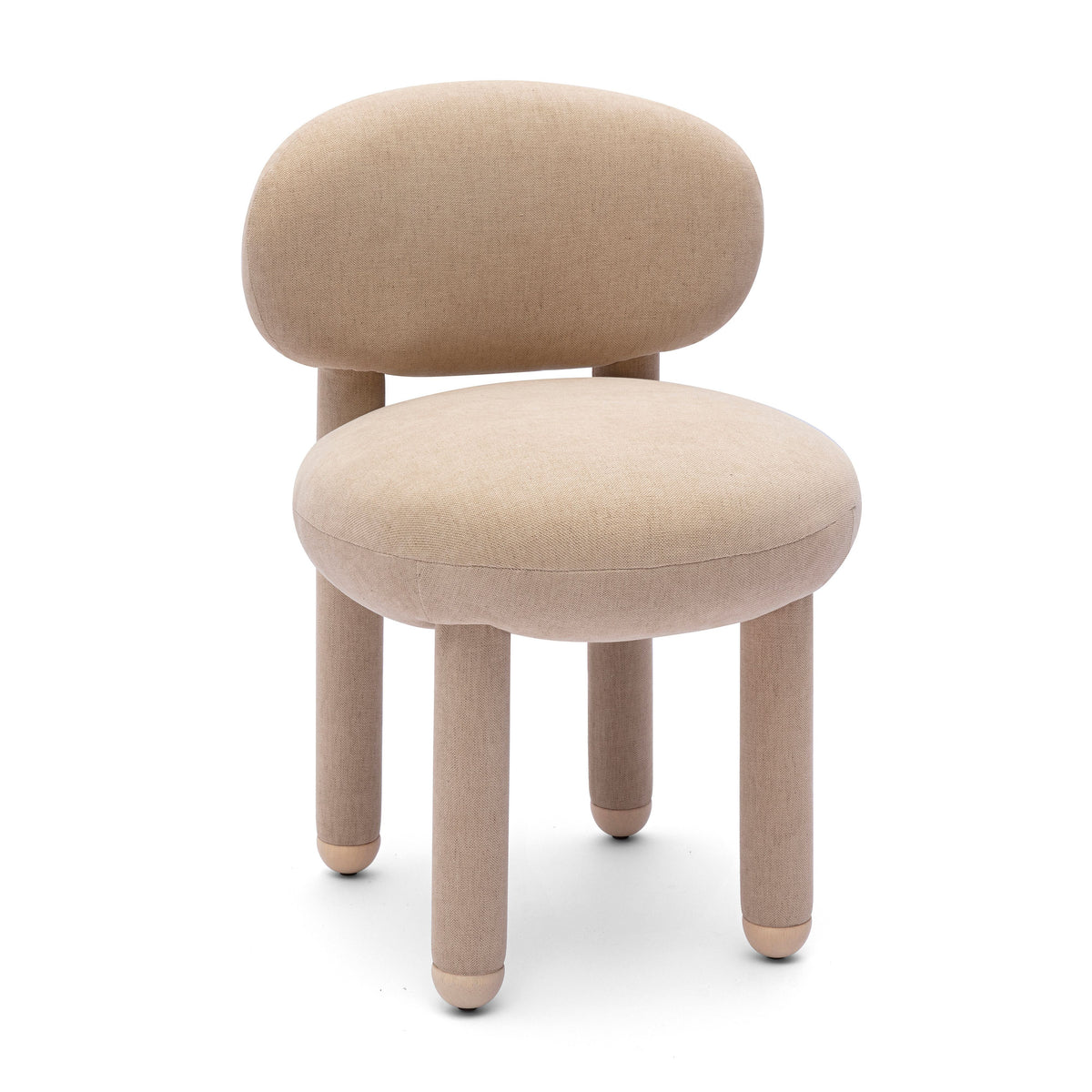 Manu Tan Performance Chenille Dining Chair by TOV Furniture – photo 1 of 7