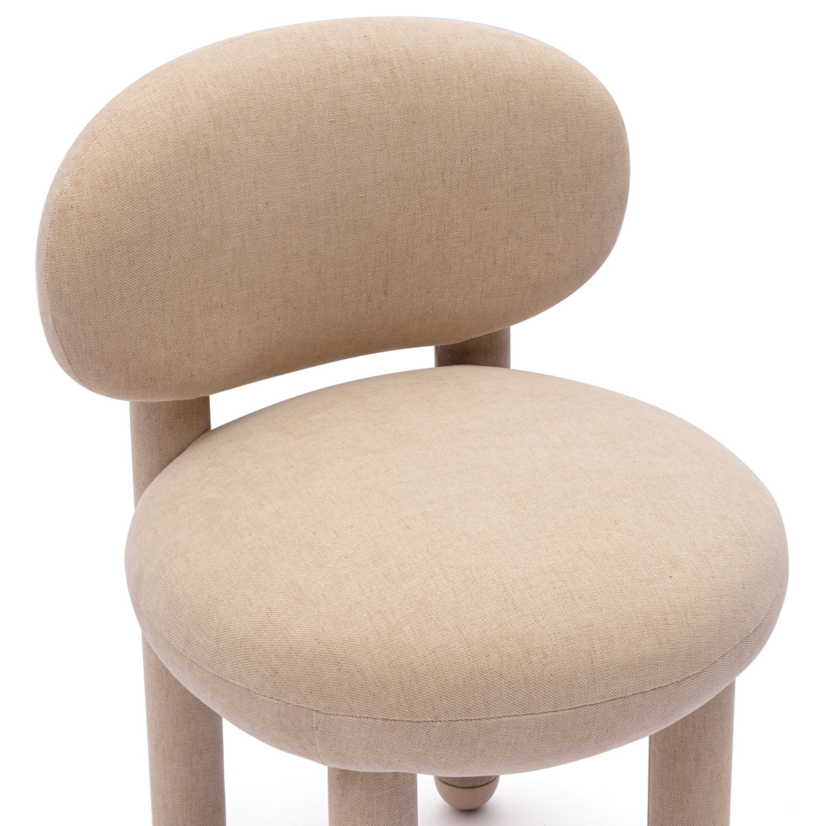 Manu Tan Performance Chenille Dining Chair by TOV Furniture – photo 4 of 7