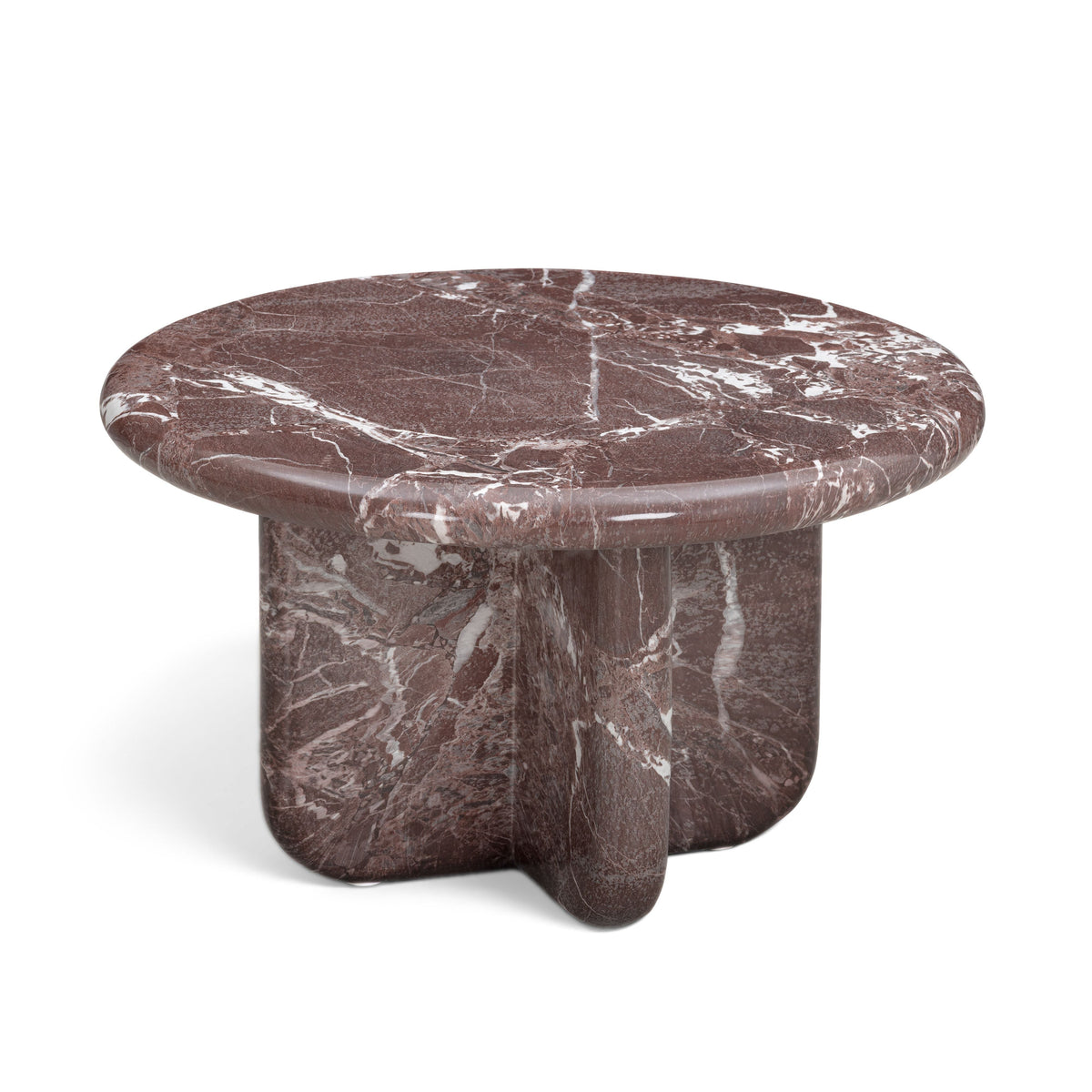 Juju Faux Red Lavento Indoor/Outdoor 24" Tall Coffee Table by TOV Furniture – photo 4 of 7