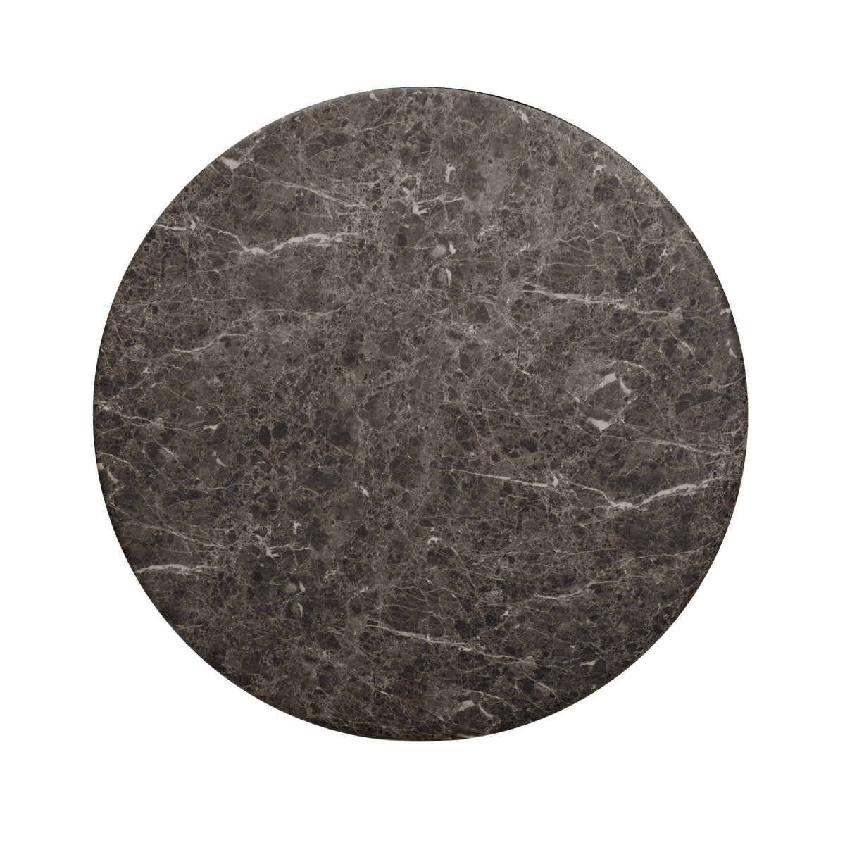 Cynthia 36" Dark Emperador Faux Marble Indoor/Outdoor Coffee Table by TOV Furniture – photo 5 of 6