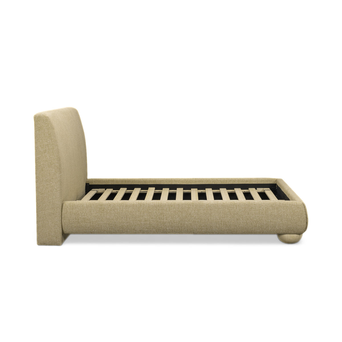 Rayne Honey Textured Fabric Queen Bed by TOV Furniture – photo 8 of 9