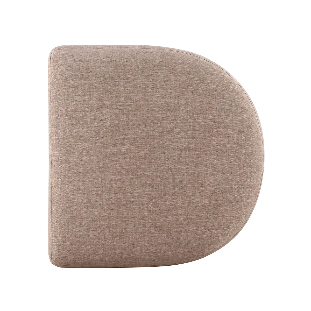 Gorge Tan Performance Fabric Ottoman by TOV Furniture – photo 6 of 7