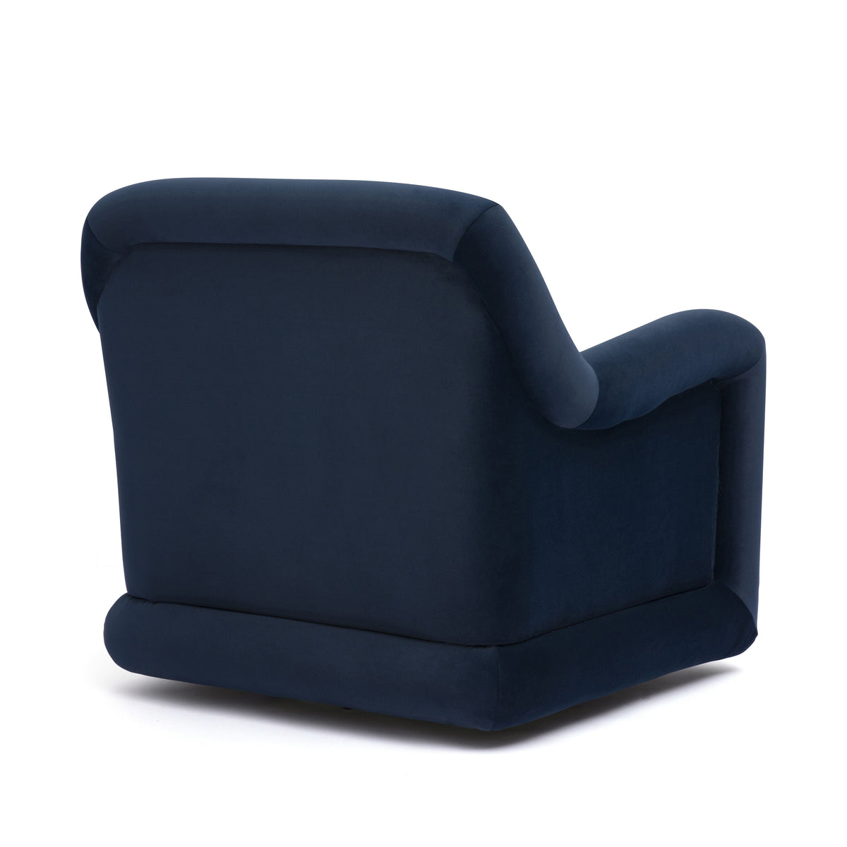 Charli Dark Blue Performance Velvet Accent Chair by TOV Furniture – photo 3 of 6