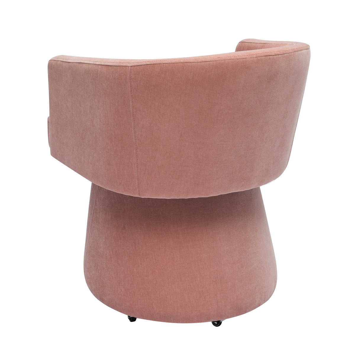 Kristen Rolling Desk Chair in Pink by TOV Furniture – photo 3 of 8