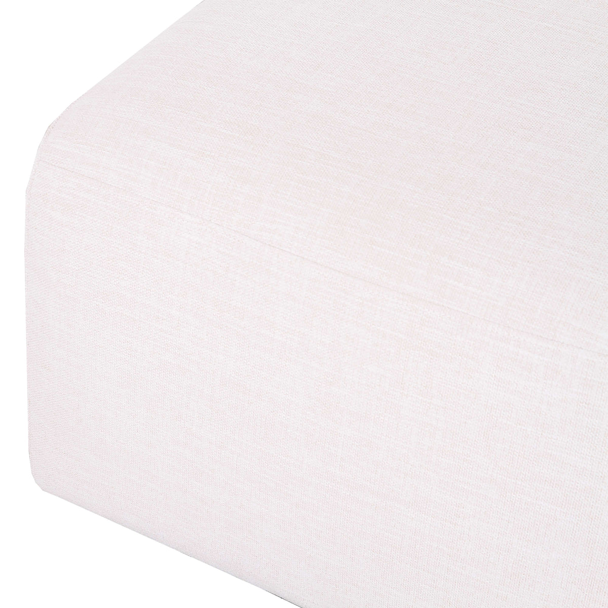 Gorge Cream Performance Fabric Ottoman by TOV Furniture – photo 4 of 8