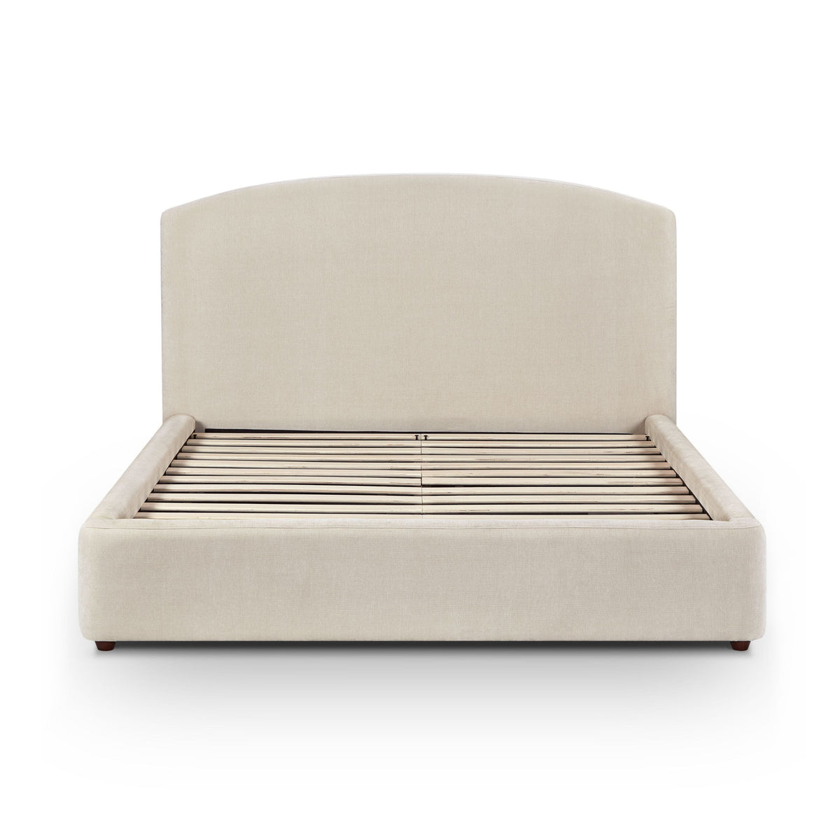Leah Cream Performance Chenille Queen Bed by TOV Furniture – photo 4 of 11