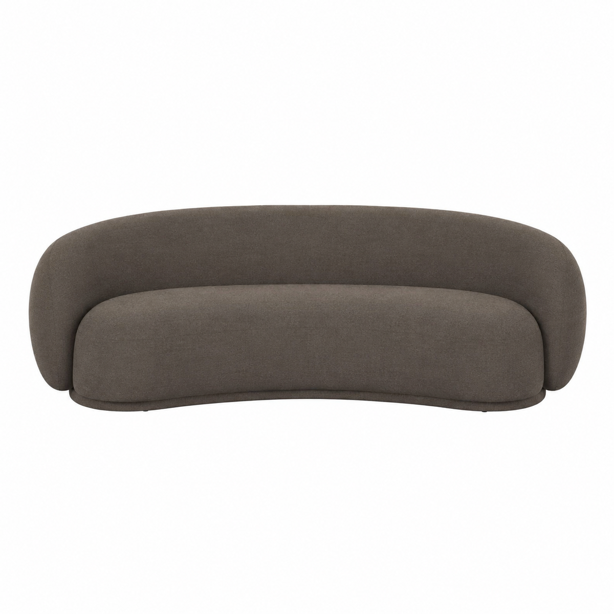 Kendall 90" Java Brown Textured Chenille Sofa by TOV Furniture – photo 2 of 5