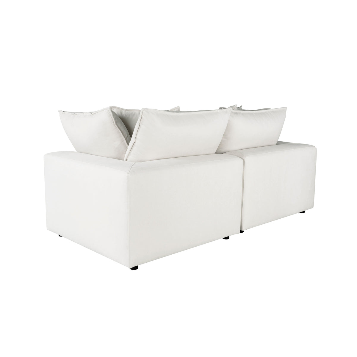 Cali 80" Pearl Performance Fabric Modular Loveseat by TOV Furniture – photo 5 of 7