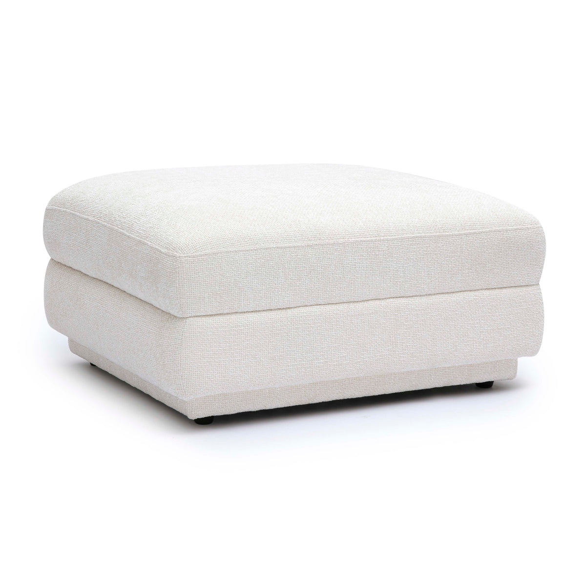 Perry Cream Performance Chenille Modular Ottoman by TOV Furniture – photo 1 of 6