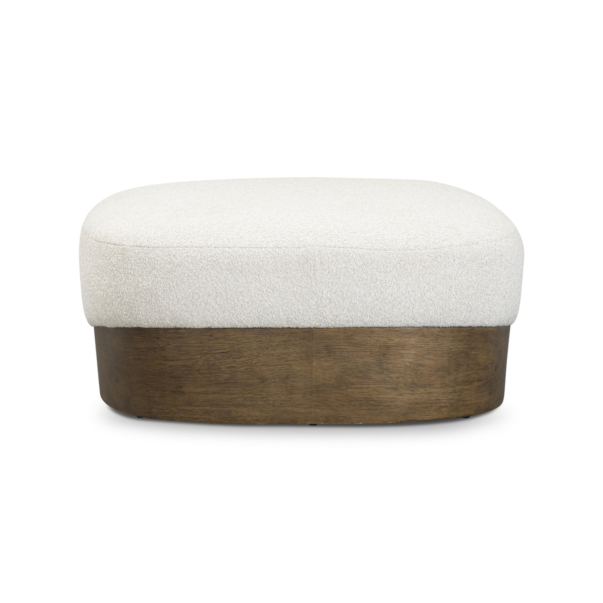 Domina Sugar Off-White Boucle Ottoman by TOV Furniture – photo 3 of 8