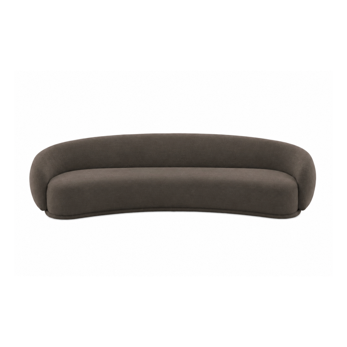 Kendall 120" Java Brown Textured Chenille Sofa by TOV Furniture – photo 2 of 5