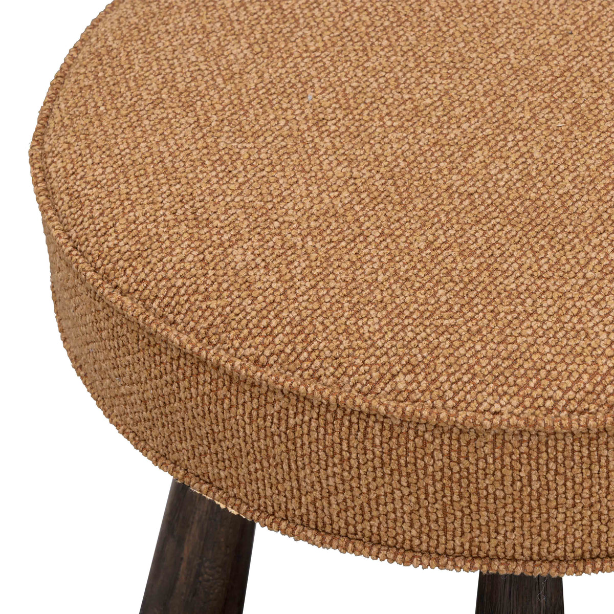 Pookie Golden Brown Performance Boucle Accent Stool by TOV Furniture – photo 5 of 8