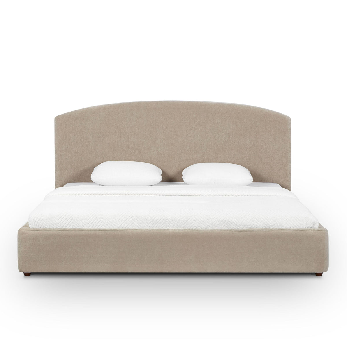 Leah Taupe Performance Chenille King Bed by TOV Furniture – photo 1 of 10