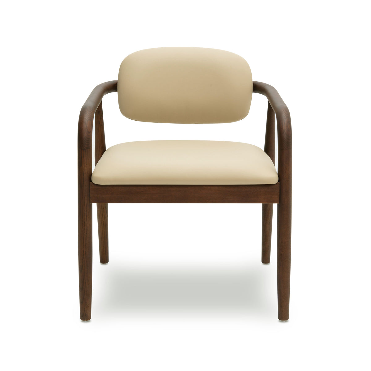 Betsy Taupe Contract-Grade Vegan Leather Dining Chair by TOV Furniture – photo 3 of 6