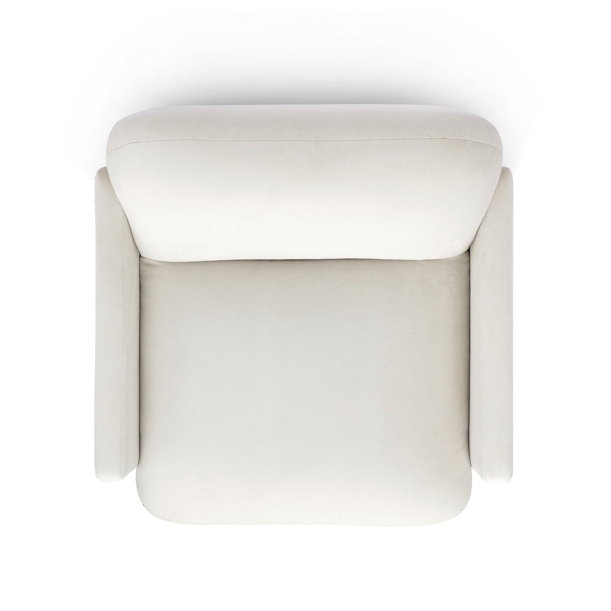 Azalea Cream Performance Velvet Accent Chair by TOV Furniture – photo 4 of 6
