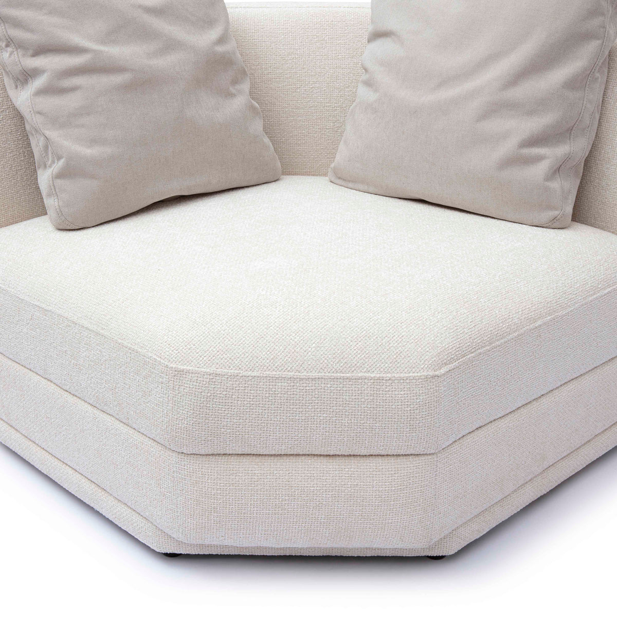 Perry Modular Corner Wedge in Cream by TOV Furniture – photo 6 of 7