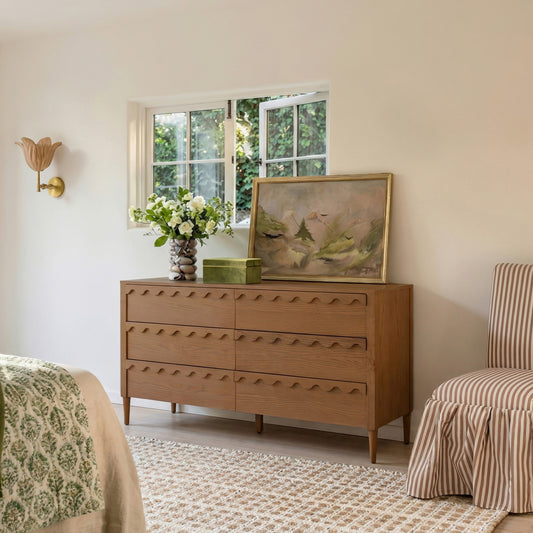 Oodle 62" Walnut 6 Drawer Dresser by TOV Furniture – photo 2 of 9