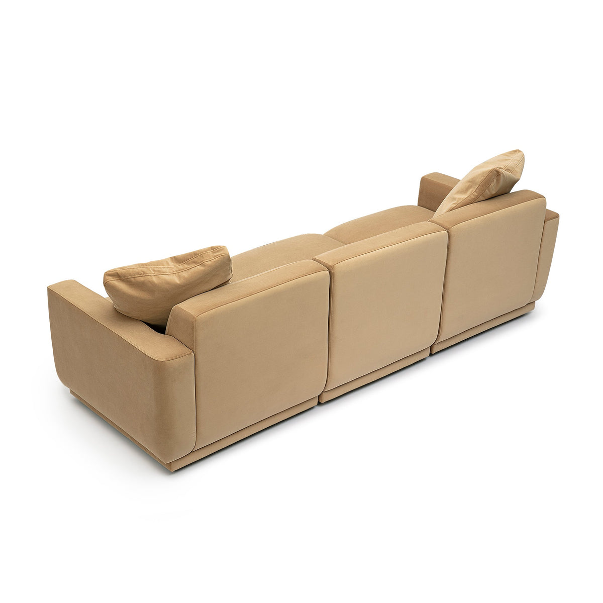 Perry Tan Performance Velvet Modular Sofa by TOV Furniture – photo 4 of 10