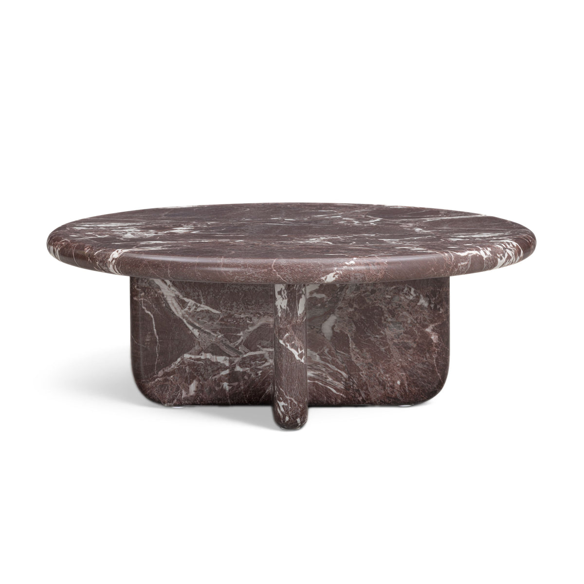 Juju Faux Red Lavento Indoor/Outdoor 32" Short Coffee Table by TOV Furniture – photo 1 of 6