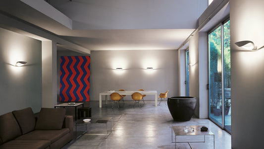 Artemide Mesmeri Wall Light in a room setting