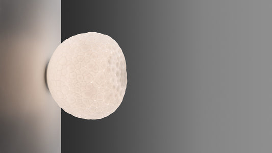 Artemide Meteorite Wall & Ceiling Light in a room setting