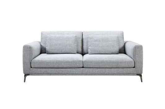 Divani Casa Beaman Modern Grey Fabric Sofa Set