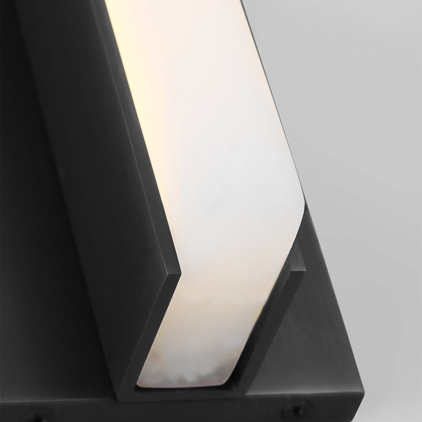 Kelly Wearstler Linea Alabaster Sconce by Visual & Comfort & Co