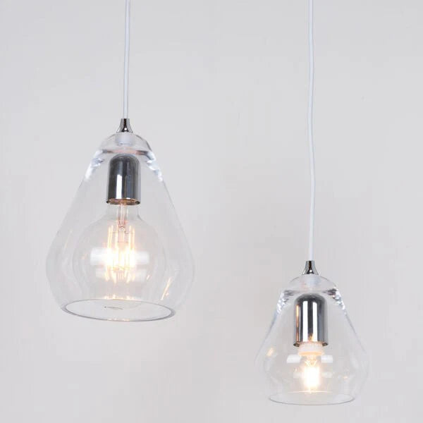 Innermost Core conical glass pendant showcasing a vintage filament LED bulb.