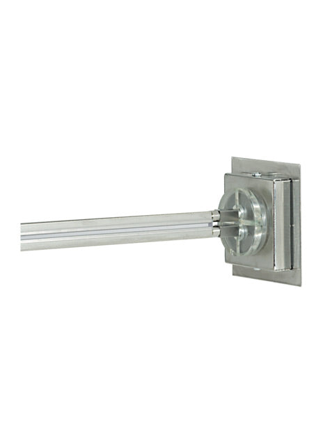 Visual Comfort Monorail 2 Square Direct End Power Feed Satin Nickel