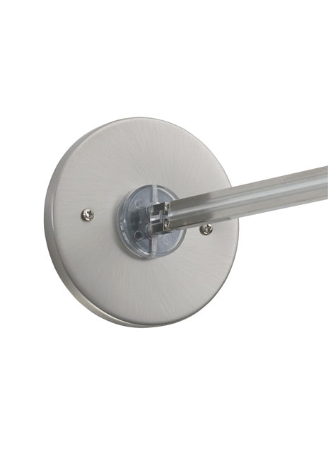 Visual Comfort Monorail 4 Round Direct End Power Feed Satin Nickel