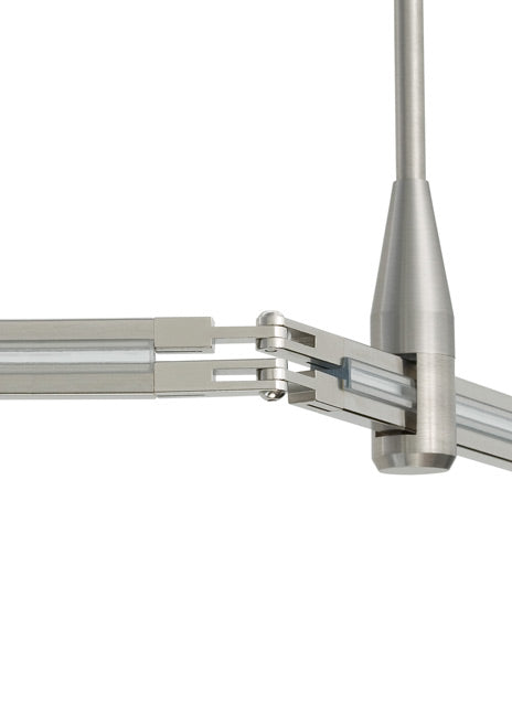 Visual Comfort Monorail Flexible Connectors Satin Nickel