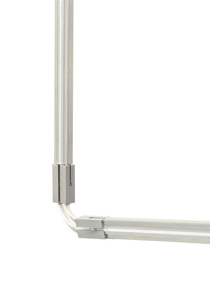 Visual Comfort Monorail Flexible Vertical Connectors Satin Nickel