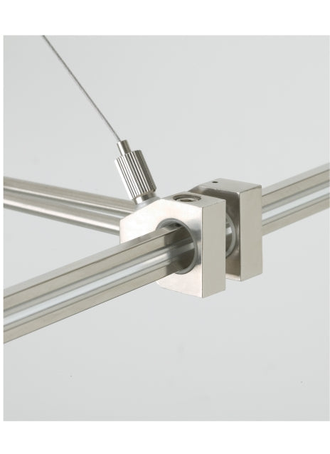 Visual Comfort Monorail Power Outside Rigger Satin Nickel
