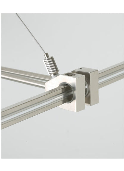 Visual Comfort Monorail Power Outside Rigger Satin Nickel