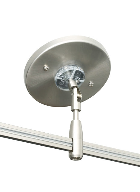 Visual Comfort Monorail Power Vault Adapter Satin Nickel