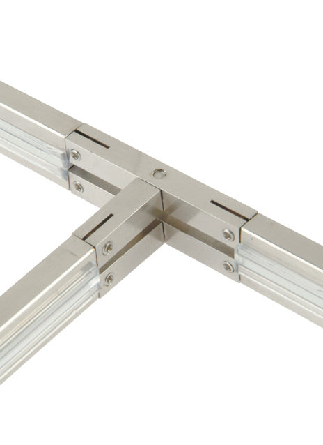 Visual Comfort Monorail T Connector Satin Nickel