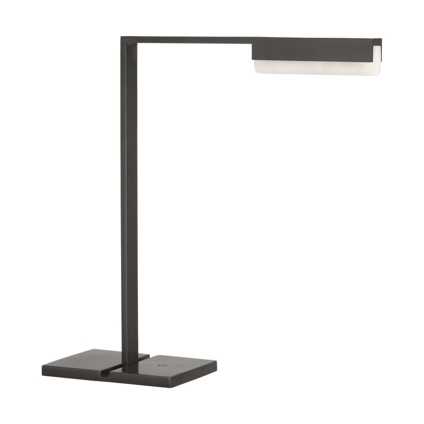 Linea 15 Alabaster Desk Lamp by Visual & Comfort & Co