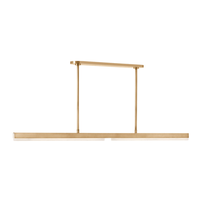 Linea 60 LED Linear Chandelier Lighting by Visual & Comfort & Co