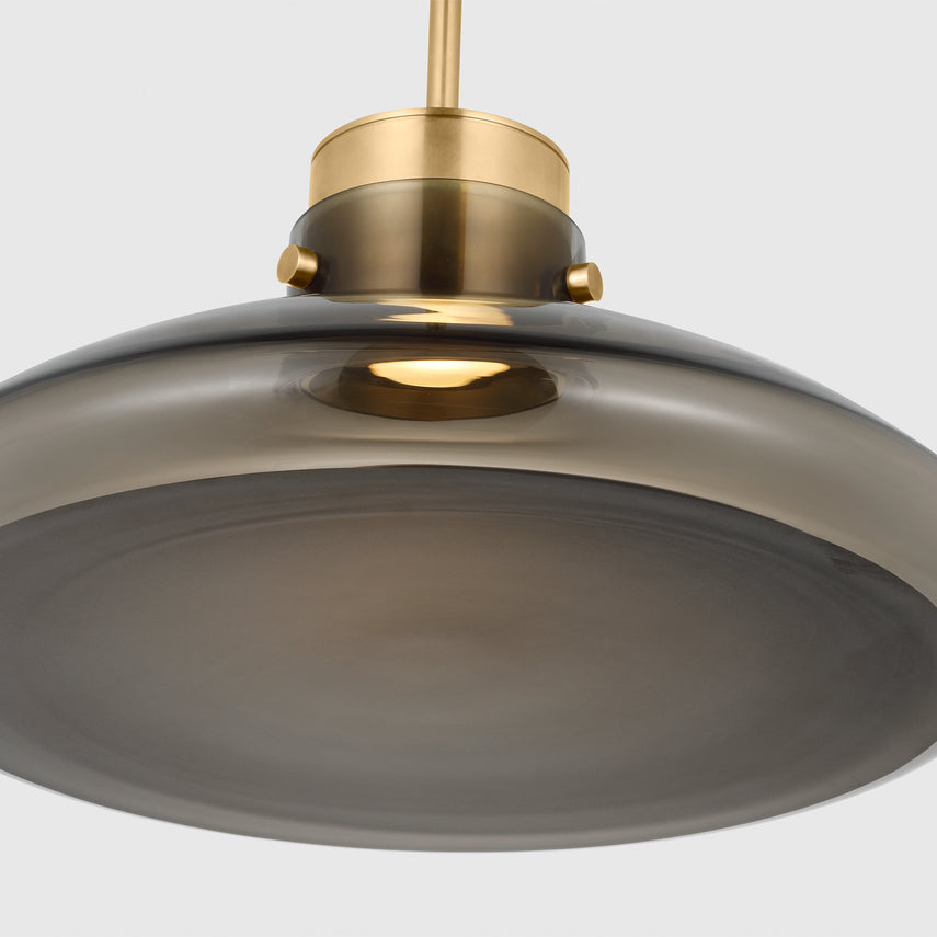 Morgan 22-inch Glass LED Pendant Light by Visual & Comfort & Co