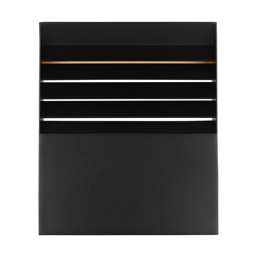 Lamel 11In Black LED Outdoor Wall Light Kelly Wearstler by Visual & Comfort & Co
