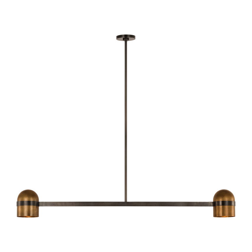 Octavia 56 Brass Linear LED Chandelier by Visual & Comfort & Co