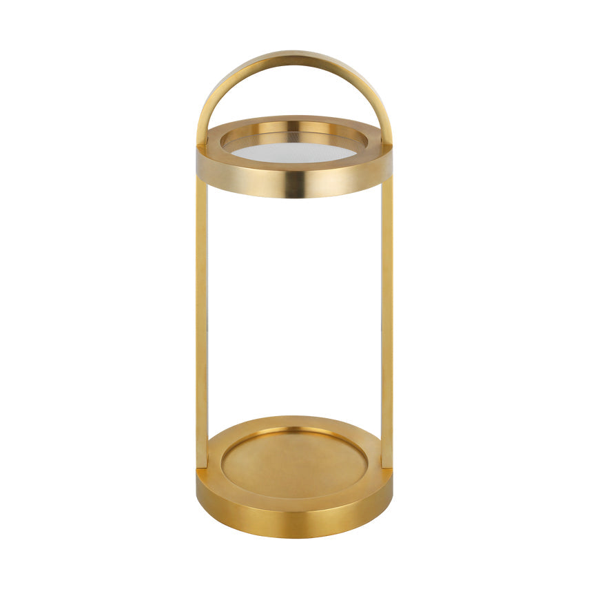 Cerne 17-inch Bronze Brass Portable Table by Visual & Comfort & Co