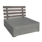 Renava Garza Outdoor Concrete and Teak Modular Sofa