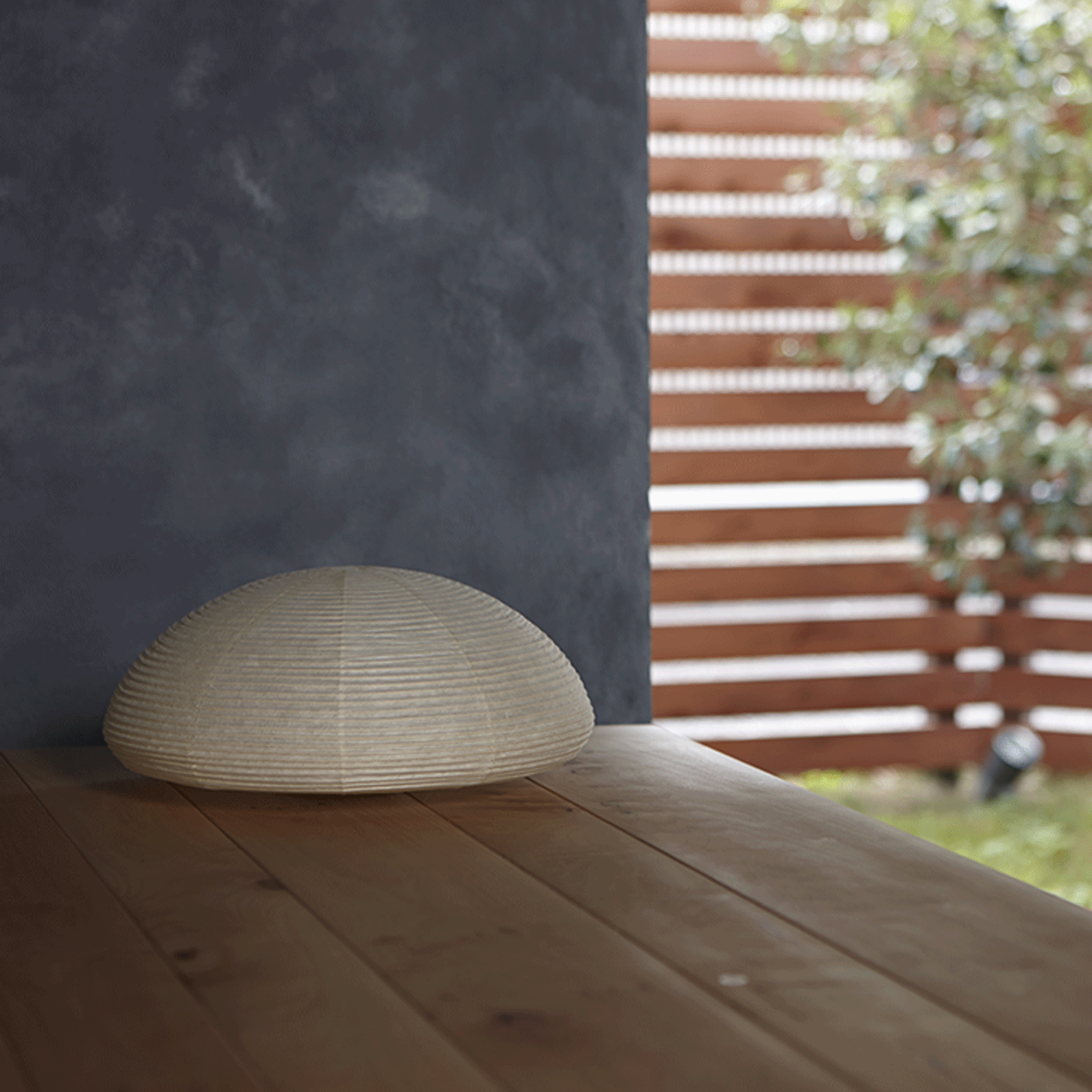 Asano Paper Moon 4 – washi paper table lamp by Shigeru Uchida, photo 2